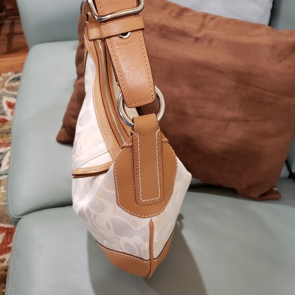 Vintage Coach signature Canvas shoulder bag - Picture 3 of 16